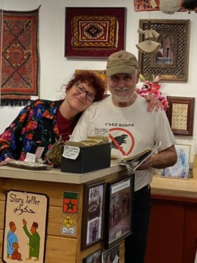 Sharon Lundahl and Fred Lundahl are the owners of Music for the Eyes in Langley, Washington.